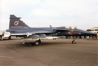UNKNOWN @ EGVA - British Aerospace, in conjunction with Saab, displayed this Gripen replica at the 1997 Intnl Air Tattoo at RAF Fairford. - by Peter Nicholson