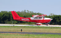 N4225L @ KLNC - 60's Skyhawk landing during Lancaster Open House '10. - by TorchBCT