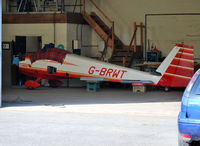 G-BRWT @ EGTB - Scheibe SF25C undergoing maintenance at Wycombe Air Park. Ex D-KIAY - by moxy