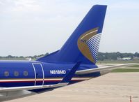 N818MD @ KMKE - WAITING AT MKE - by Todd Royer