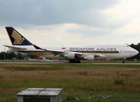9V-SPE @ EDDF - Taking off rwy 18 - by Shunn311