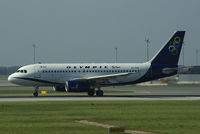 SX-OAK @ LOWW - Olympic Airbus A319
