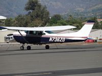 N736ZD @ POC - Parked in transient parking - by Helicopterfriend