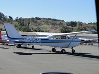 N5224F @ POC - Parked in the southwest center parking area - by Helicopterfriend
