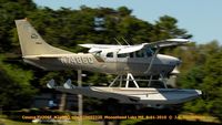 N7485Q @ 52B - flaps down near splash down at Moosehead Lake