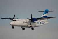 EI-BYO @ EGCC - Aer Arann - by Chris Hall
