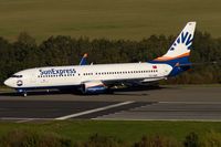 TC-SNP @ EDDR - line up for departure via RW09 - by Friedrich Becker