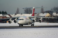 HB-IXX @ EGCC - Swiss European Air Lines - by Chris Hall