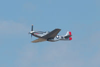 N51YS @ VPS - N51YS, Tail No. 411746, a P-51D (25NA), owned by Denny Hickman of Alabama, makes a fast low approach to Rwy 19 at Eglin AFB, Fla. during a vintage aircraft demo during the 2010 Eglin Air Show. (an f-stop 5.6 photograph) - by Bill Thornton