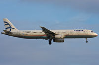 SX-DVZ @ EGLL - Aegean Airlines