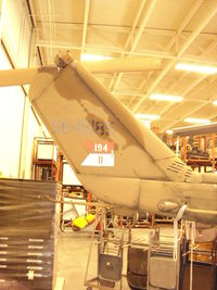 66-15185 @ ALO - Here is her tail with the old Waterloo cavalry unit's designation.  She has an L-13 engine. - by Bookie