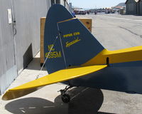 N4595M @ SZP - 1947 Piper PA-11 CUB SPECIAL, Continental A&C65 65 Hp, logo - by Doug Robertson