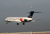 SE-DIB @ EBBR - Short to land on RWY 25L while ATR72 Lufthansa Regional is taking off from RWY25R