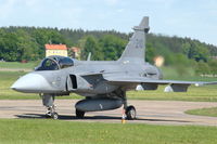 39210 @ ESOW - JAS 39C Gripen taxying in after display