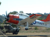 VH-NAW @ YTYA - VH-NAW @ YTYA - North American T-28B Trojan (cn 200-349) owner/pilot Judy Pay. Taken at PAC Airshow 16 Mar 2003 - by Anton von Sierakowski