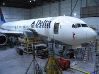 N137DL @ YVR - Heavy maintenance