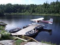 C-GQNN - Confederation College, C180 C-GQNN on Mosher Lake Flight Training 2010 - by Taren