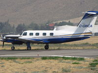 C-GWCA @ CYKA - ...Cessna 411 departing.