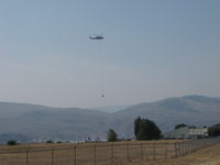 C-FCCK @ CYKA - ...CC Helicopter's  Bell 412 on final.