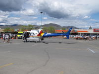 C-GMPN @ CYKA - ...RCMP AS-350 mingling with the locals. All Police aircraft have MP_ in their registrations. They use a variety of fixed and rotary. - by Blindawg