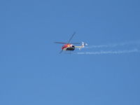 N133EH @ CMA - 1982 Messerschmitt-Bolkow-Blohm Gmbh BO105 CBS4 of Red Bull, modified-only helicopter FAA-approved for unlimited aerobatics (except for outside loops), extreme aerobatic flight at Wings Over Camarillo 2010. - by Doug Robertson