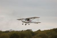 G-ORMW @ EGFH - Departing Runway 22 - by Roger Winser