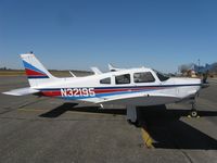 N32195 @ KAXN - Piper PA-28R-200 Cherokee Arrow on the line. - by Kreg Anderson