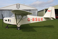G-BSUX @ X5FB - Carlson Sparrow ll at Fishburn Airfield in October 2010. - by Malcolm Clarke
