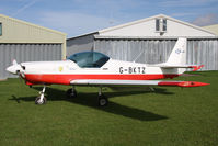 G-BKTZ @ X5FB - Slingsby T67M Firefly, Fishburn Airfield, October 2010. - by Malcolm Clarke