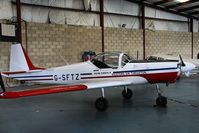 G-SFTZ @ EGHO - In Hangar at Thruxton