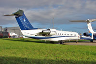 OY-VGA @ EGGW - Danish registered Challenger 850 at Luton - by Terry Fletcher