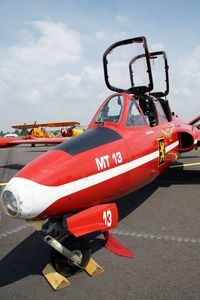 MT-13 @ EBAW - Red Devils colors former stuntteam Belgian Air Force.Preserved. - by Robert Roggeman