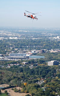 N202WM - Fighting fire in Boise, ID foothills. BSU statium in background.