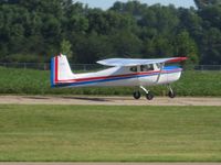 N5866E @ VTA - Arriving at the Newark, Ohio breakfast fly-in.