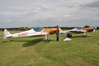 G-RIOT @ X5FB - Silence Twister. The Twister Duo aerobatic team at Fishburn Airfield, July 2010. - by Malcolm Clarke