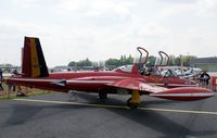 MT-13 @ EBAW - Red Devils colors former stuntteam Belgian Air Force.Preserved. - by Robert Roggeman