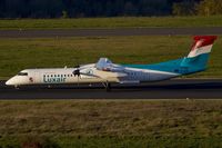 LX-LGE @ EDDR - decelerating after touchdown - by Friedrich Becker