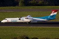 LX-LGC @ EDDR - decelerating after touchdown - by Friedrich Becker