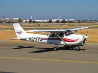 N211TD @ KCCR - 2000 Cessna 172S taxis by public viewing area @ Buchanan Field home base - by Steve Nation