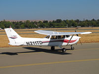 N211TD @ KCCR - 2000 Cessna 172S taxis by public viewing area @ Buchanan Field home base - by Steve Nation