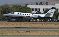 N719RM @ KCCR - Friedman Fleischer +Lowe (LLC) 1991 Cessna 560 landing on RWY 32R after flight from KLGD (La Grande/Union County, OR) as TWY (Twilight) 719 - by Steve Nation