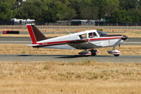 N8847W @ KCCR - 1964 PA-28-235 taxis to East Ramp at Buchanan Field home base - by Steve Nation