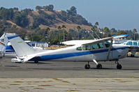 N9526X @ KCCR - 1961 Cessna 210A visiting Buchanan Field - by Steve Nation