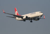 TC-JGR @ EBBR - On approach to RWY 02