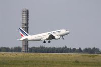 F-GRXJ @ LFPG - on take-off at CDG - by juju777