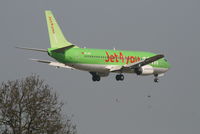 OO-JAM @ EBBR - Flight JAF3358 is descending to RWY 02