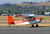N3059G @ KCCR - KCSI Aerial Patrol (Bakersfield) 1968 Champ 7GCBC taxis for take-off and pipeline patrol flight north - by Steve Nation