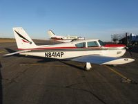 N8414P @ KAXN - Piper PA-24-400 Commanche on the line. - by Kreg Anderson