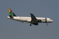 TS-INA @ EBBR - Flight 8U924 is descending to rwy 02