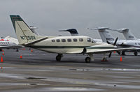 N725SV @ KAPC - Sunview Air (Delano, CA) 1978 Cessna 441 Conquest on BizJet ramp - by Steve Nation